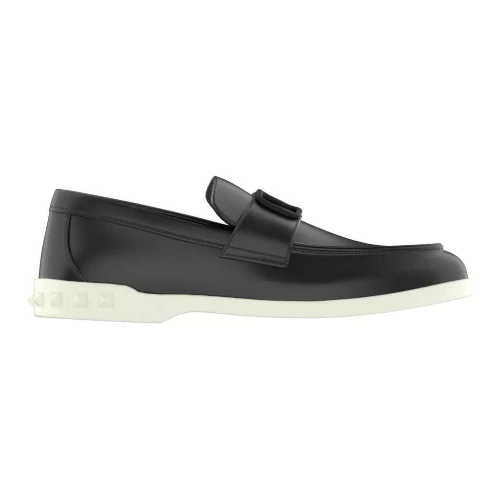 Valentino Garavani Vlogo Leather Loafer Low-poly 3D model
