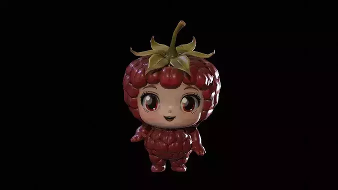 Chibi Fruit Raspberry