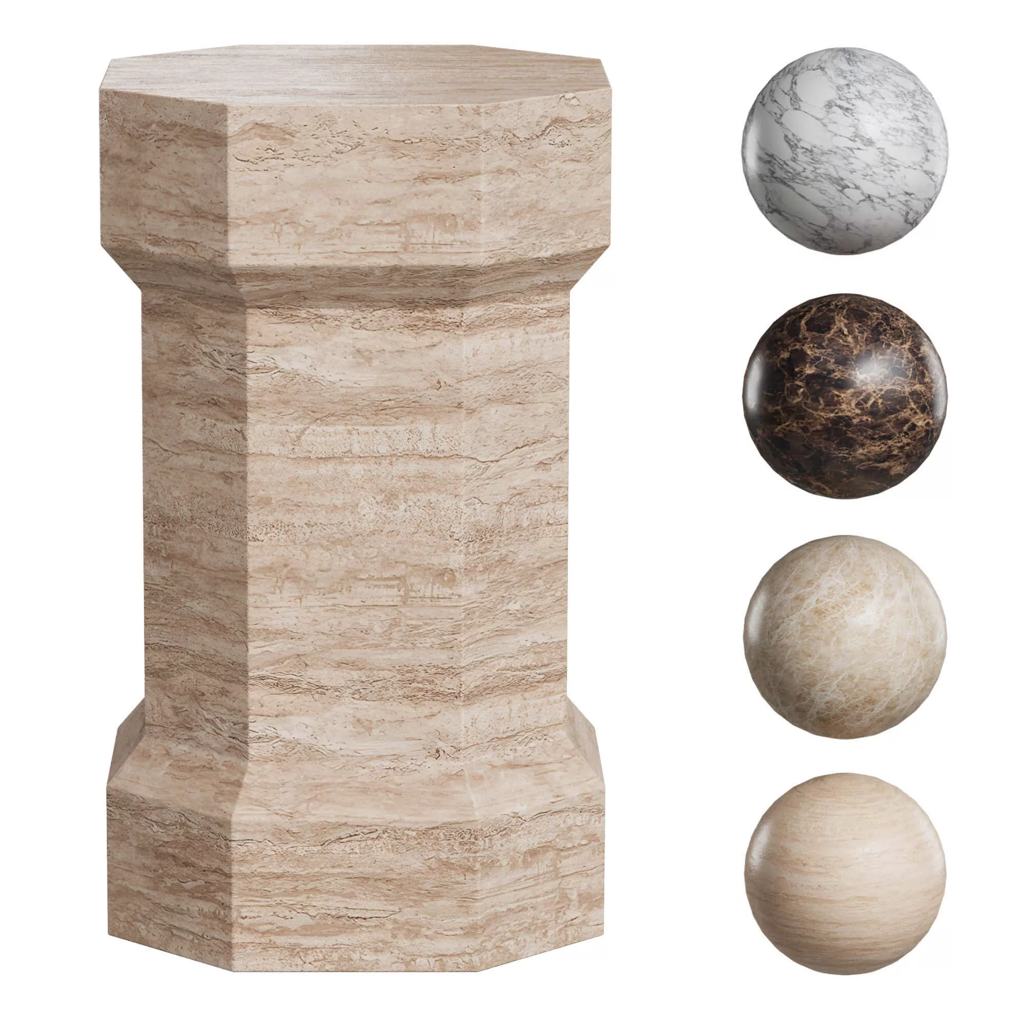 Antic Drink Table 3D model