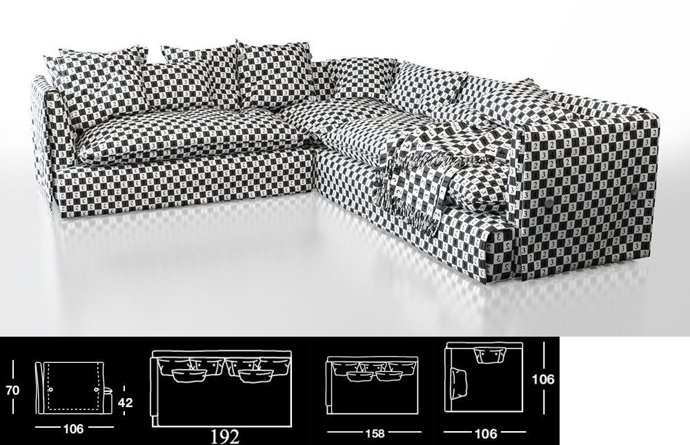 Frigerio Kimono corner 3D model_7