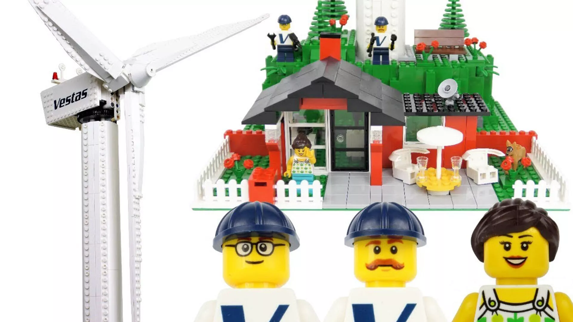 TwindBricks3D - 10268 Vestas Wind Turbine 3D print model