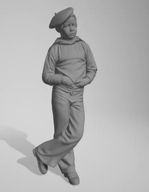 Powder Monkey American Civil war 3D print model