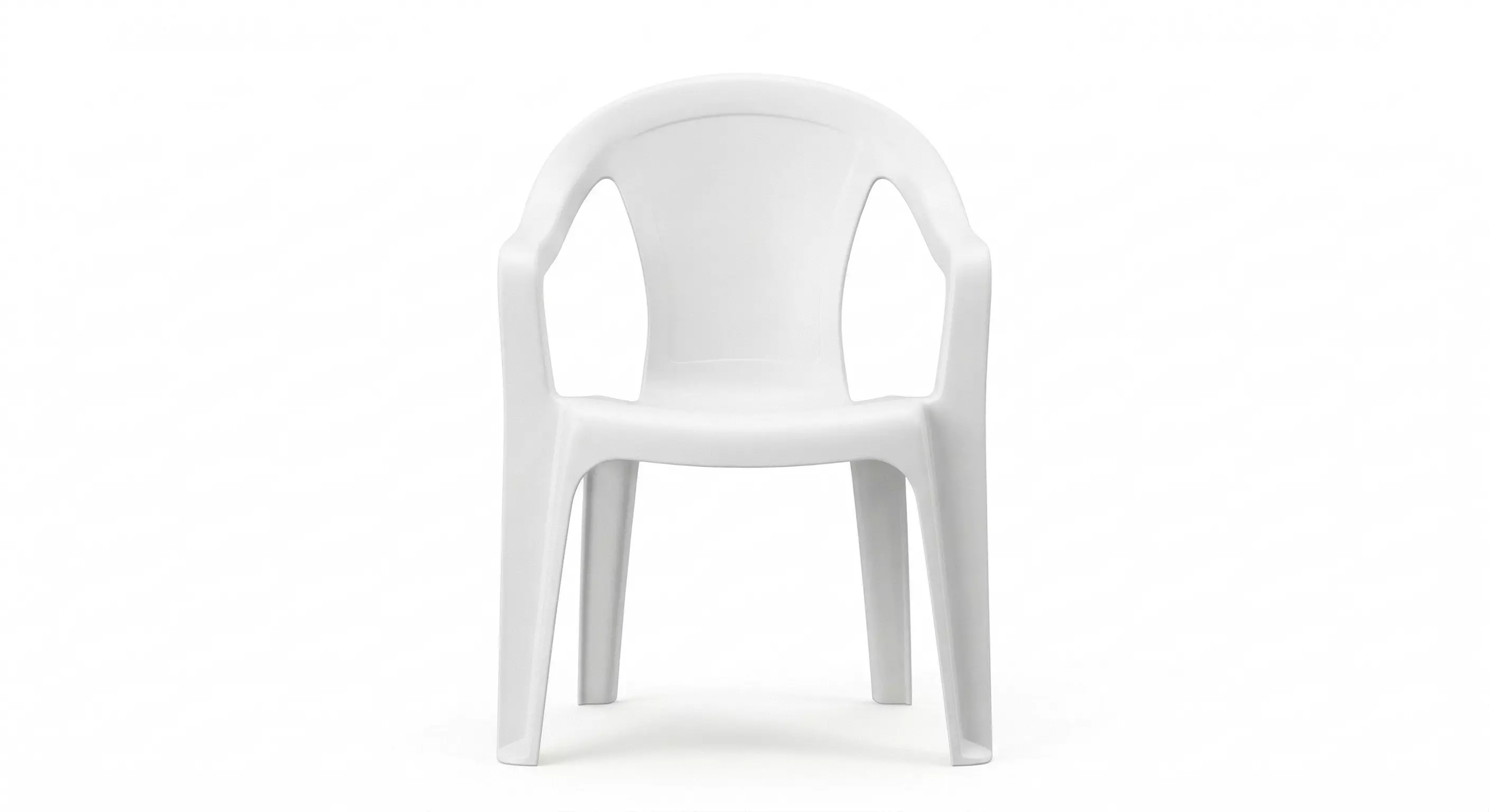 plastic chair Low-poly 3D model