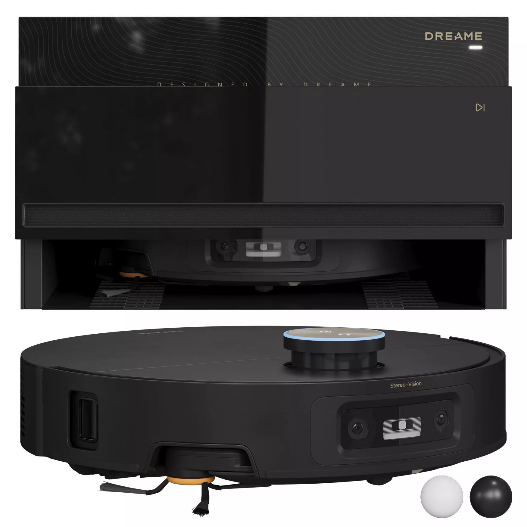Built-in Robot Vacuum Cleaner Dreame X60 Master 3D model