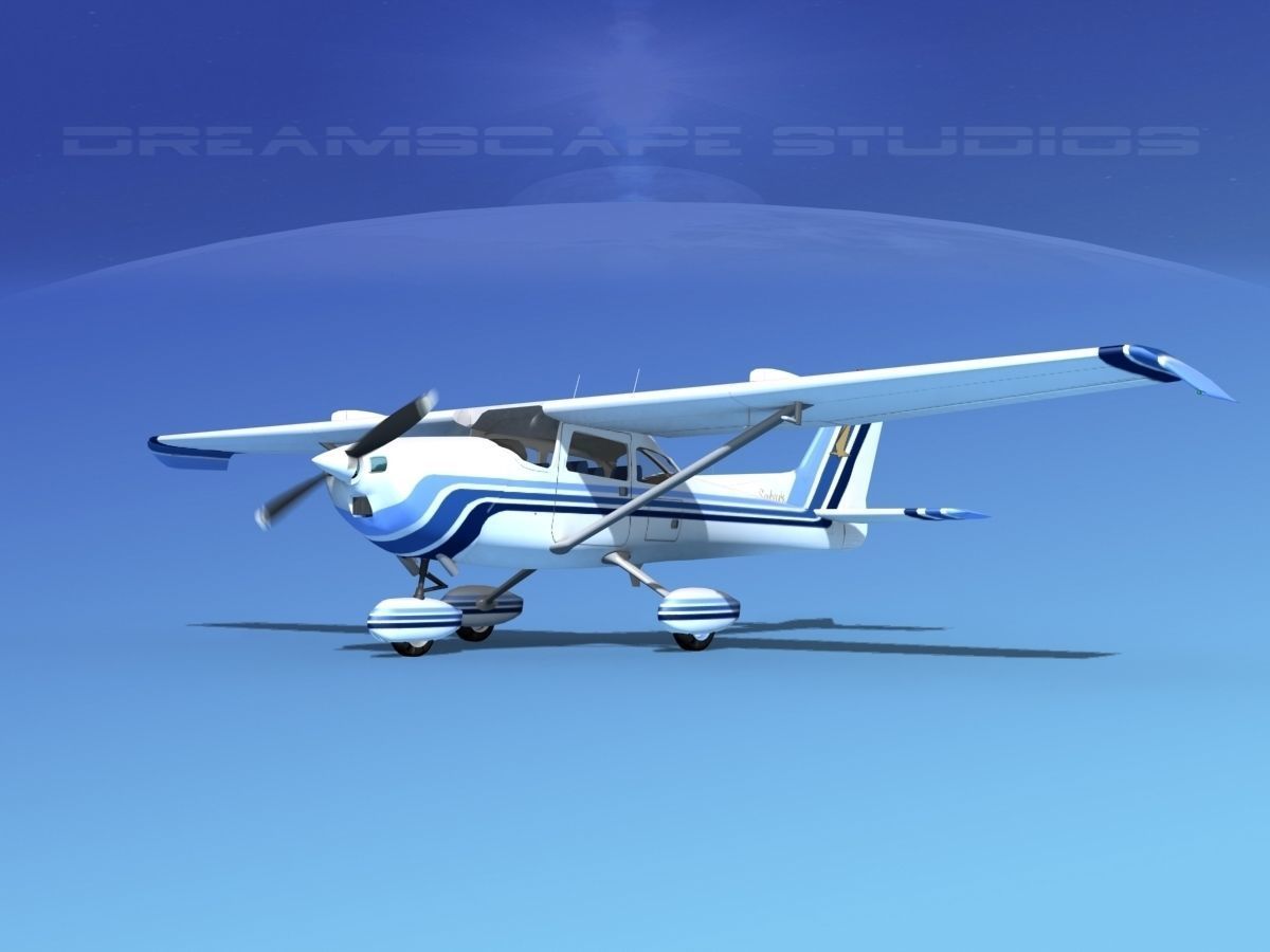 Cessna 172 Skyhawk STOL V05 3D model