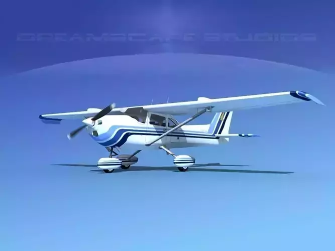 Cessna 172 Skyhawk STOL V05 3D model