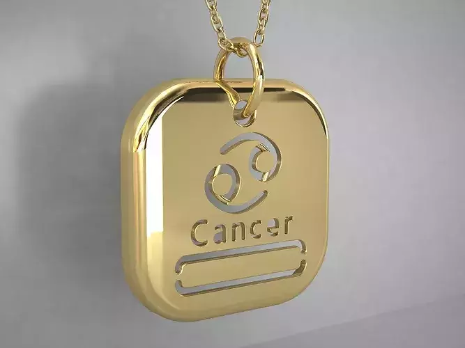Zodiac Symbols CANCER Birthmonth jewelry Pendant June To July