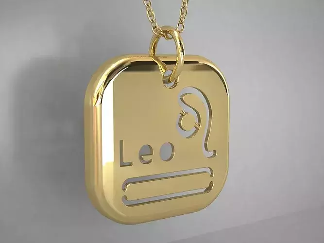 Free Sample zodiac Symbols LEO Pendant JULY To AUGUST