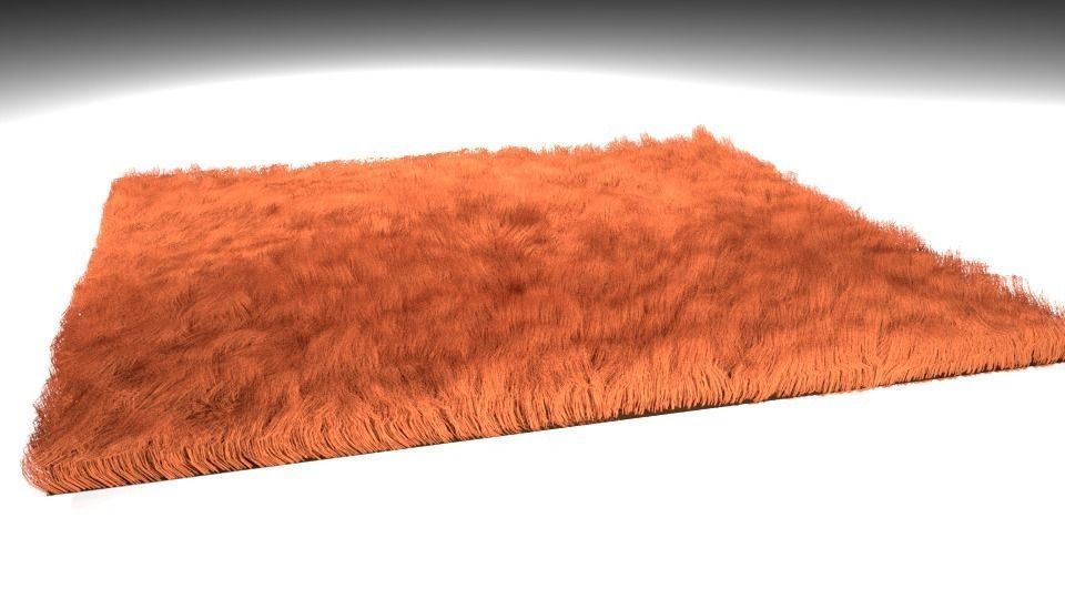 Fluffy Carpet 2 3D model_1