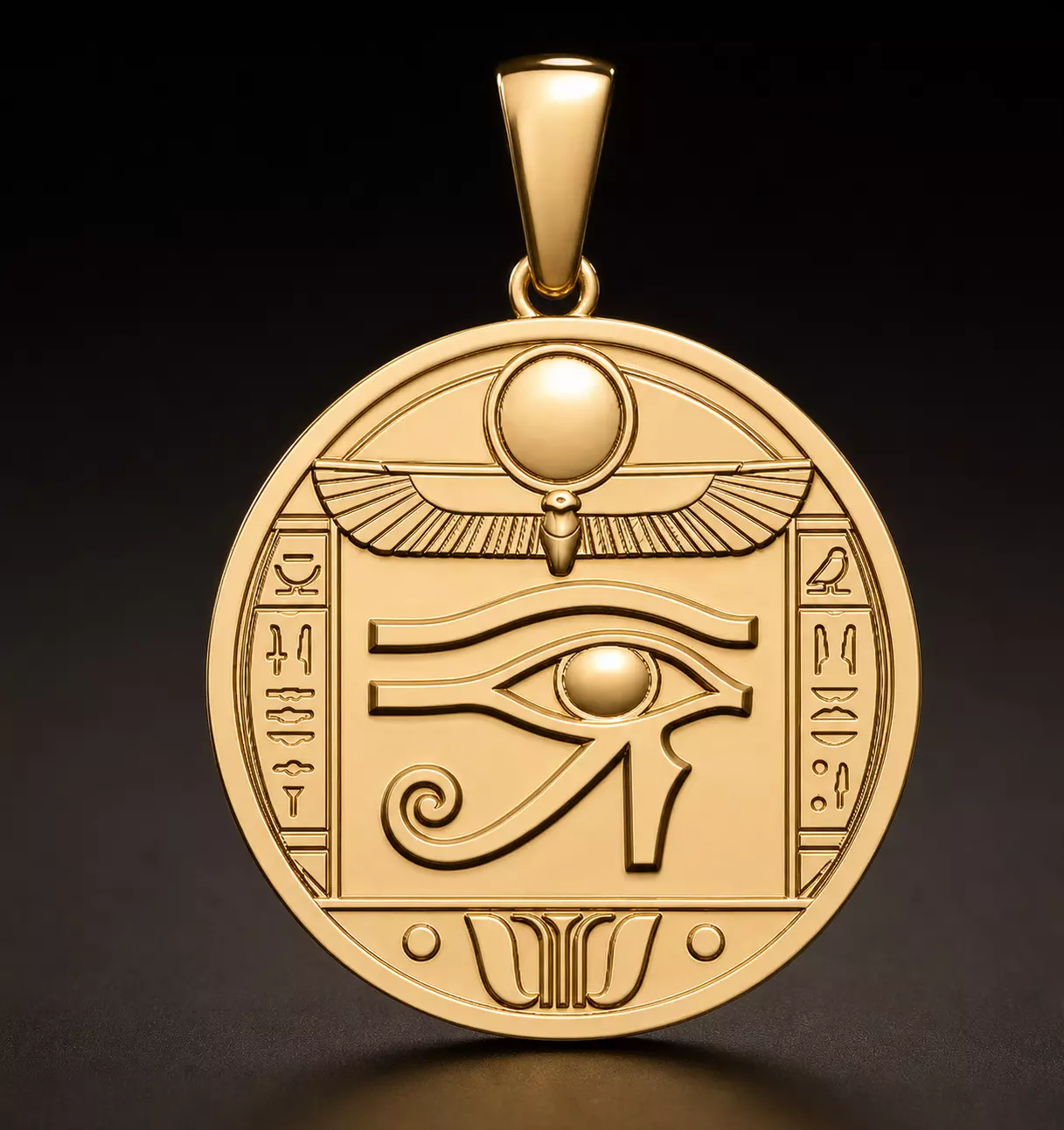 Eye of Horus Egyptian Pendant STL 3D print model