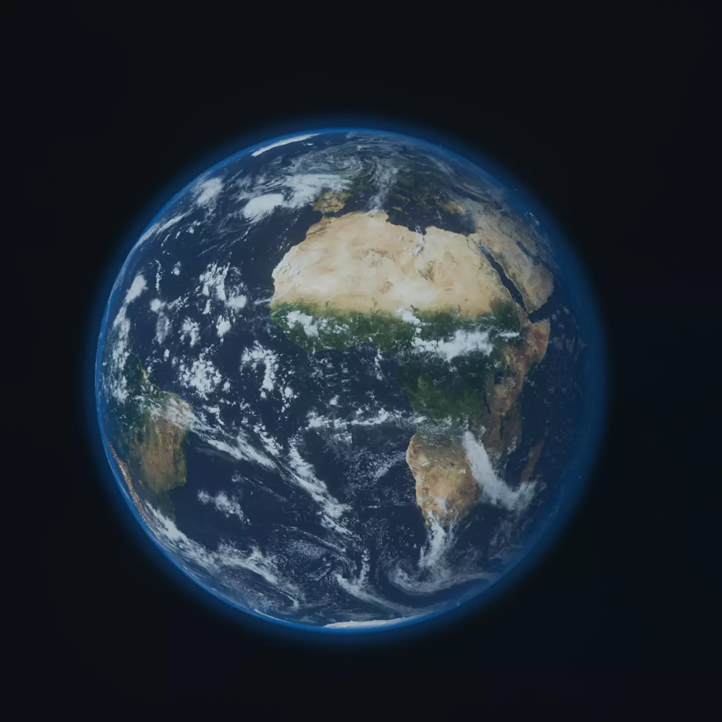 Earth Free low-poly 3D model
