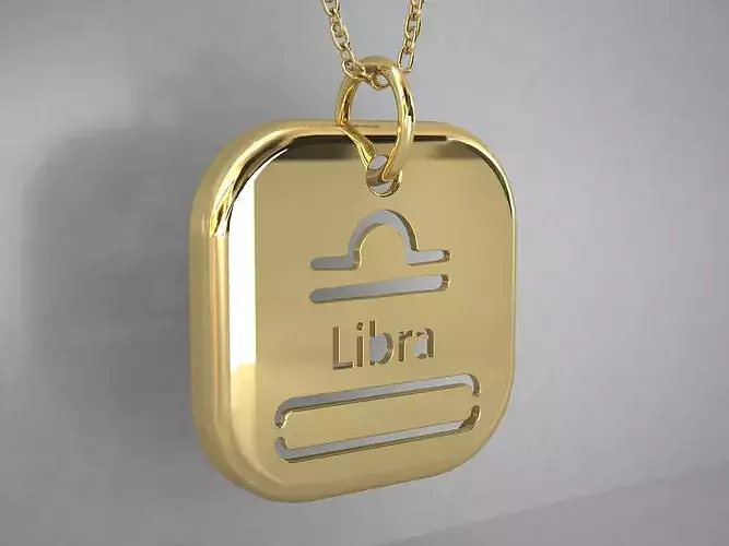 ZodiacSymbols LIBRA Birthmonth jewelryPendant SeptemberToOctober