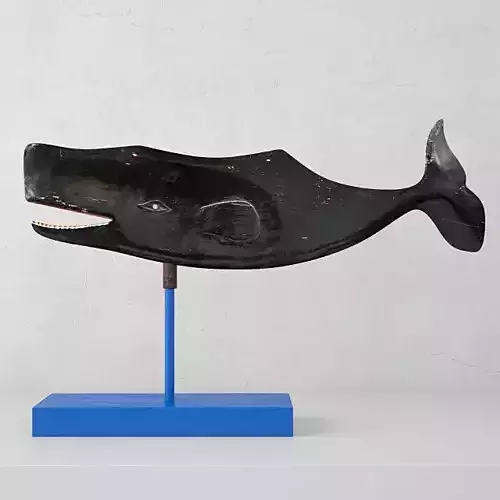 Carved Sperm Whale 3D model