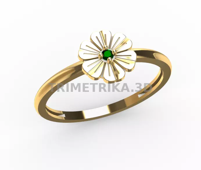 ANILLO FLOR 3D print model