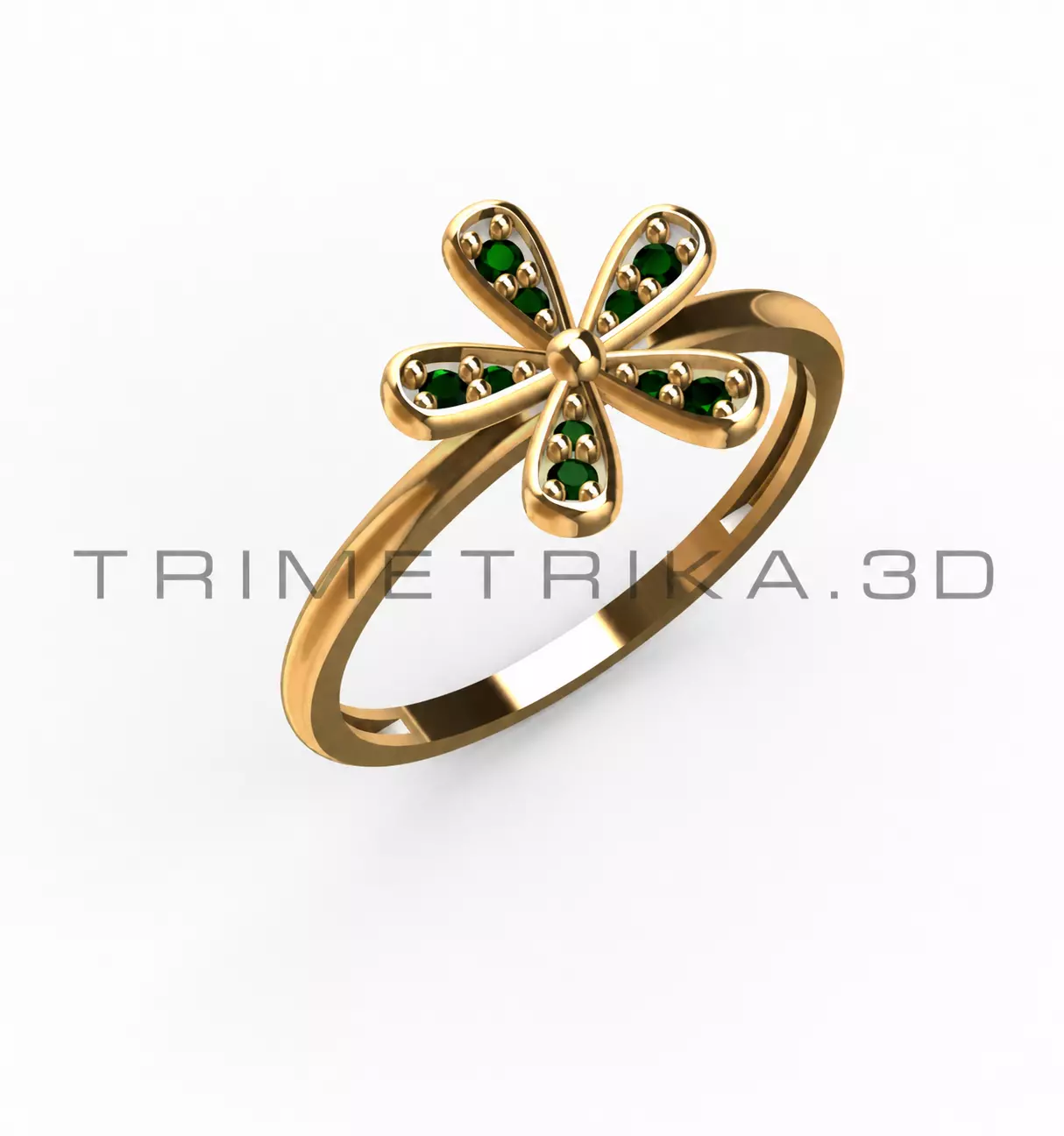 ANILLO FLOR 3D print model