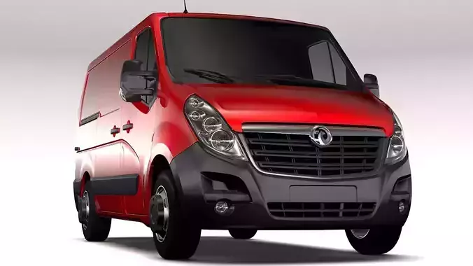 Vauxhall Movano L1H1 Van 2016 3D model