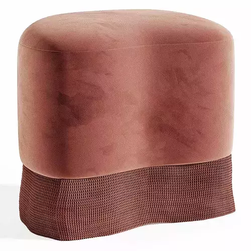 Brahm Pouf Low-poly 3D model 4