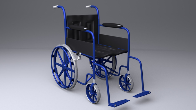 Wheelchair 3D model