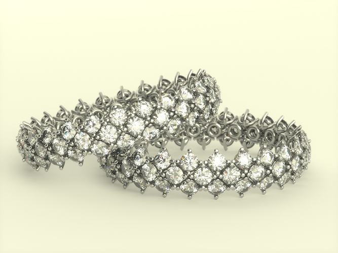 Ring made out of circles 3D print model