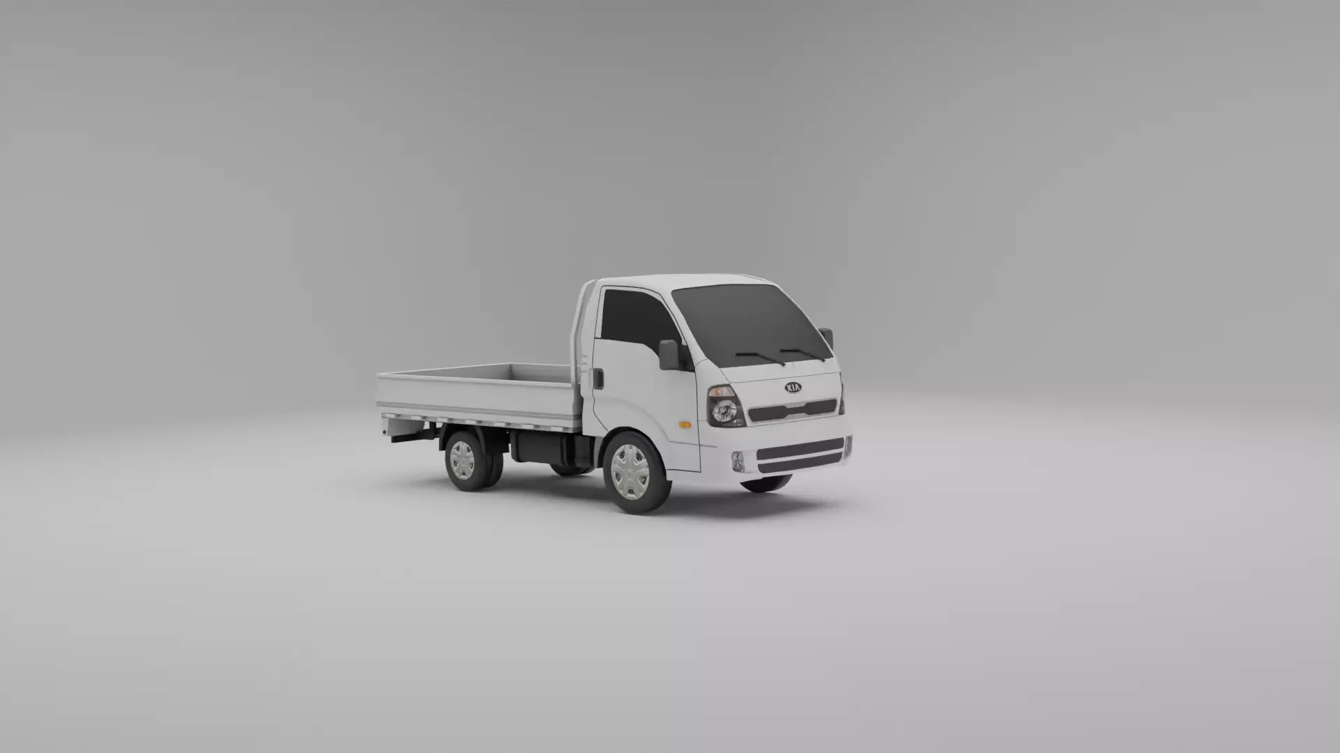 Kia Bongo Low-poly 3D model