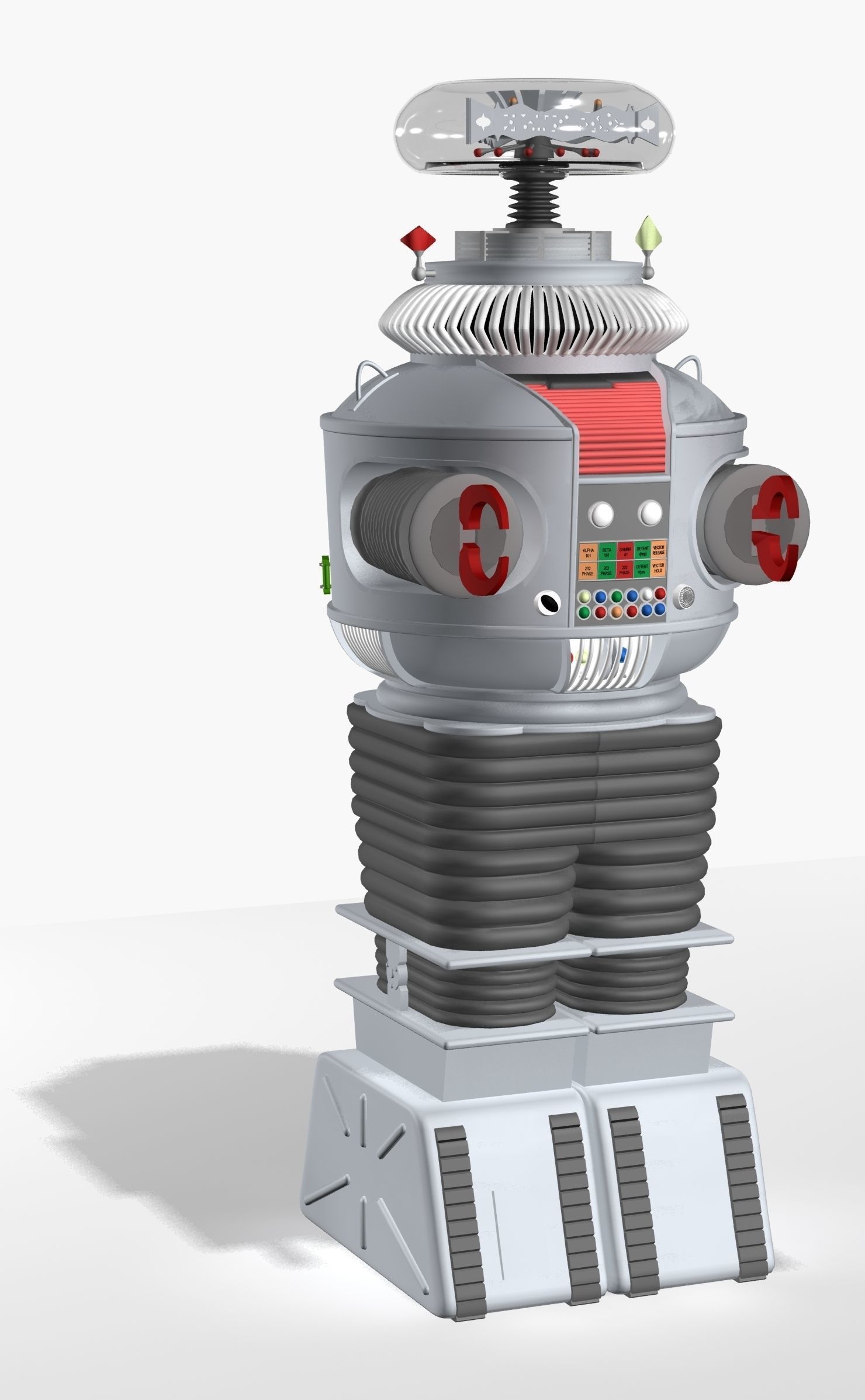 B9 Robot from Lost in Space 3D model_3