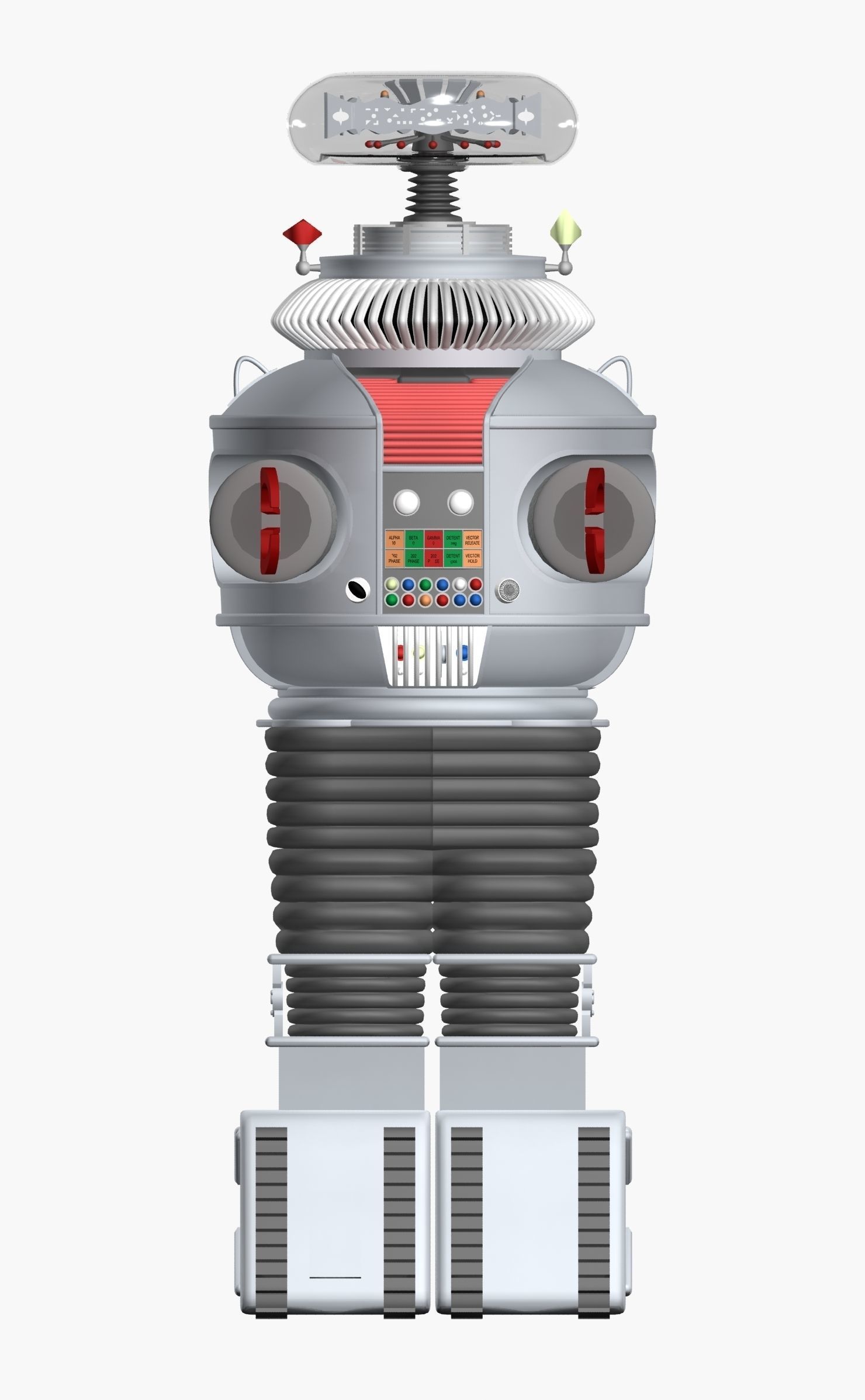 B9 Robot from Lost in Space 3D model_2
