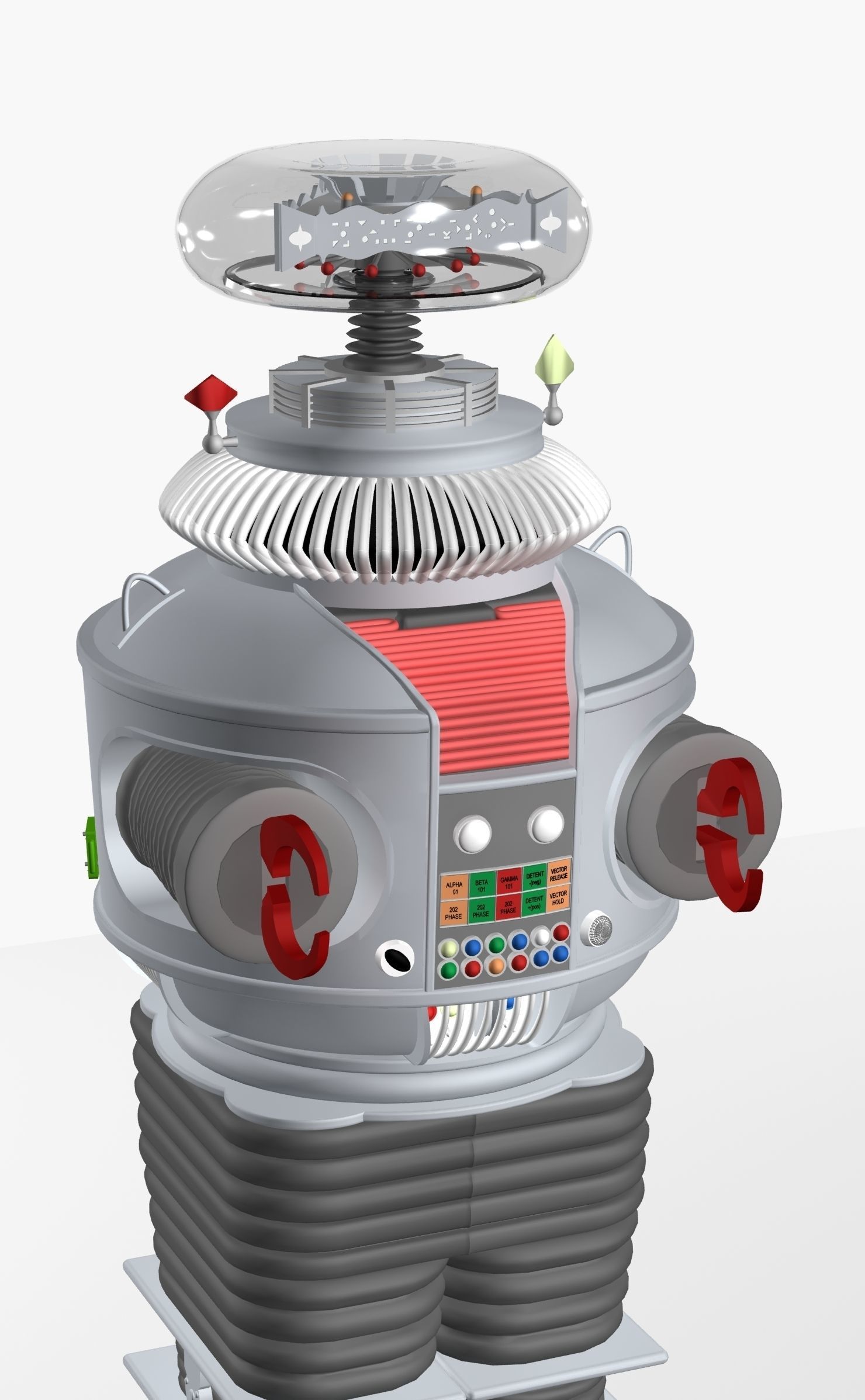 B9 Robot from Lost in Space 3D model_10