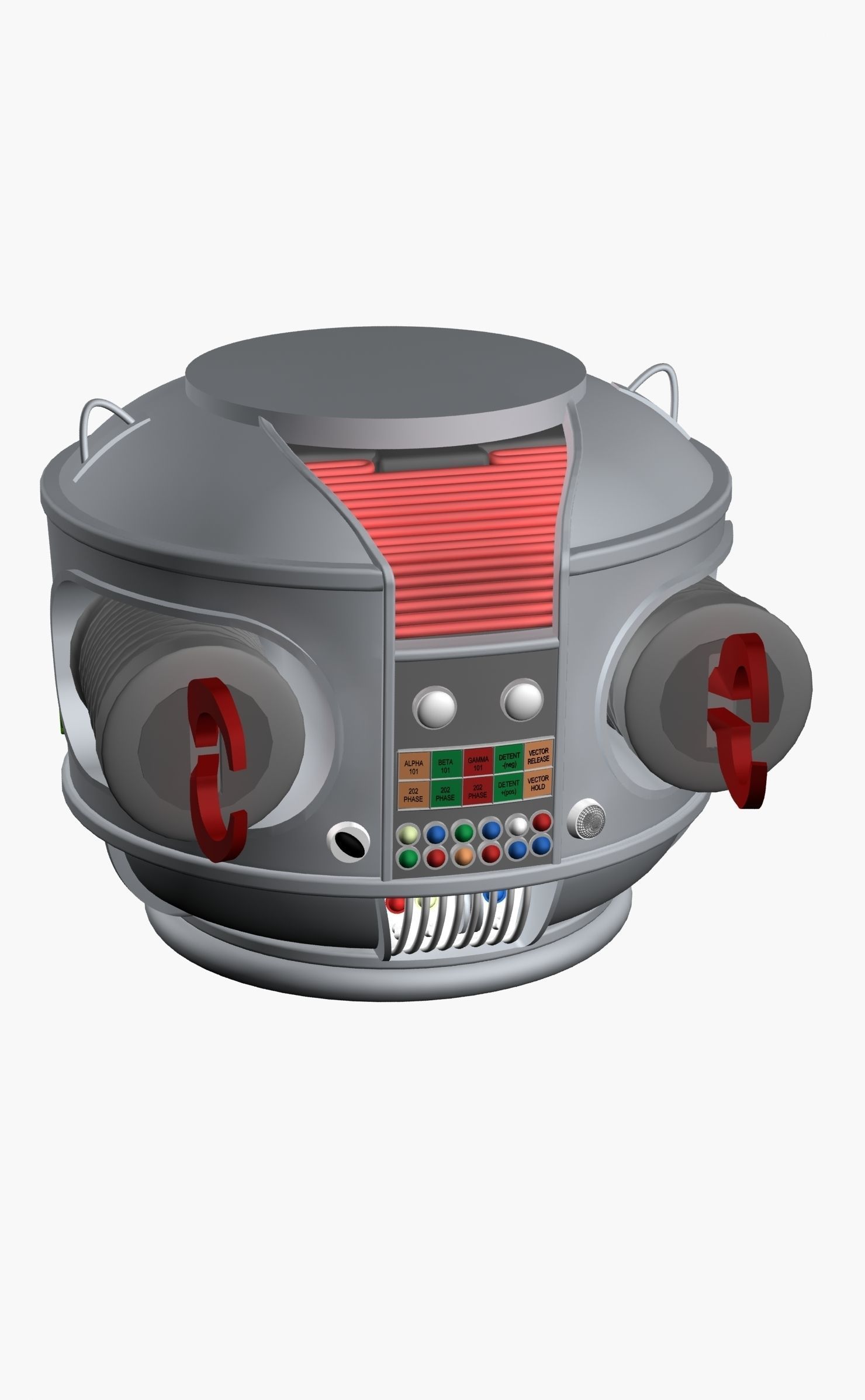B9 Robot from Lost in Space 3D model_7