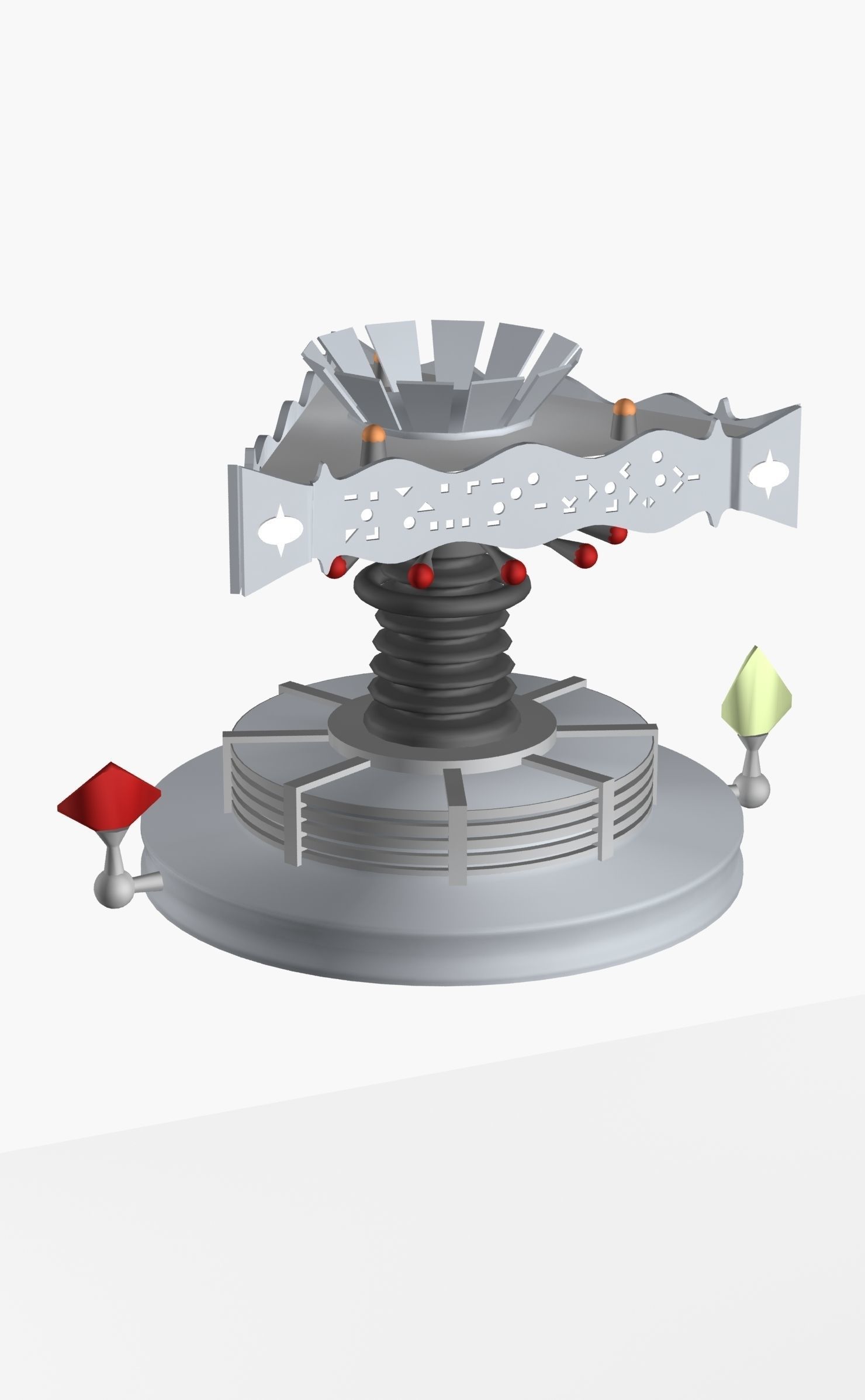 B9 Robot from Lost in Space 3D model_9