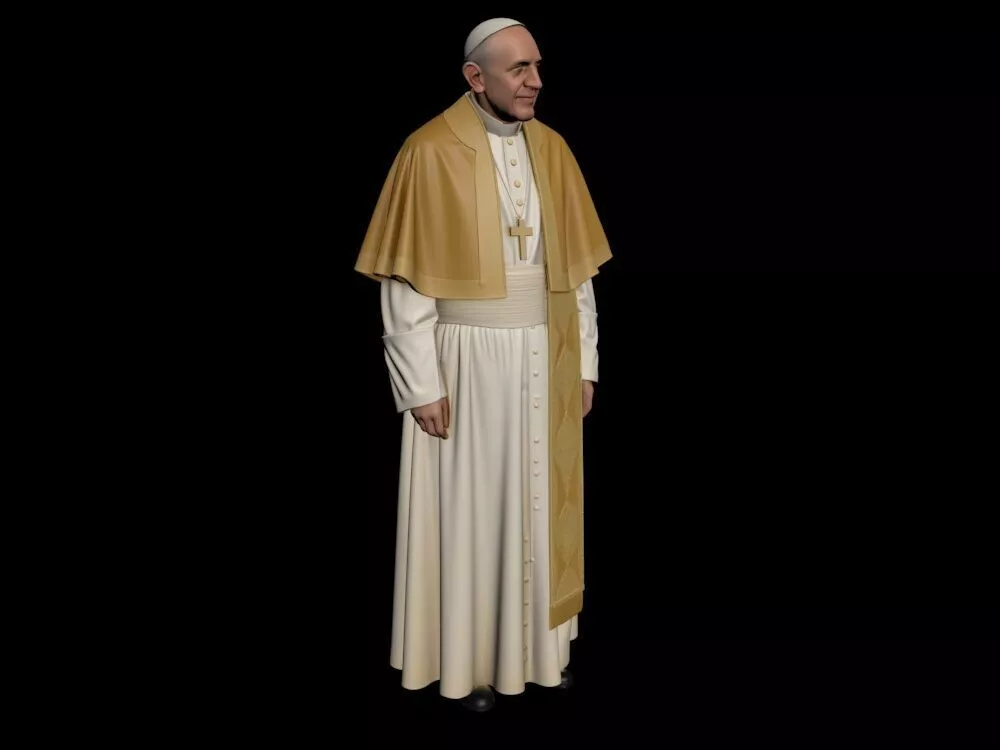the Bishop of Rome 3D model