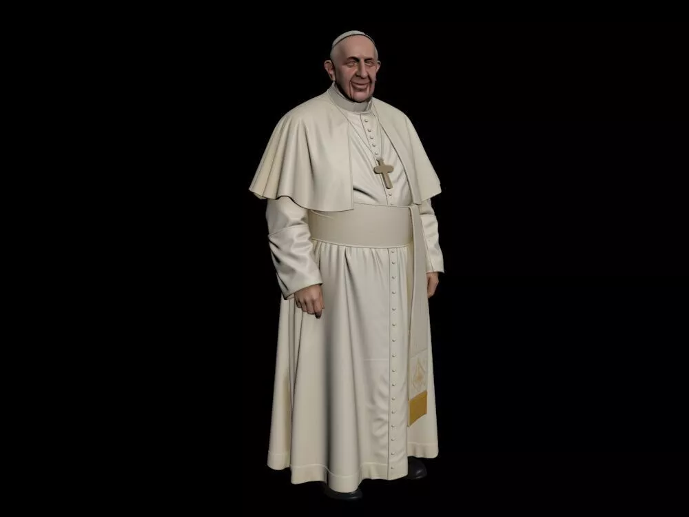 Pope of Rome 3D model