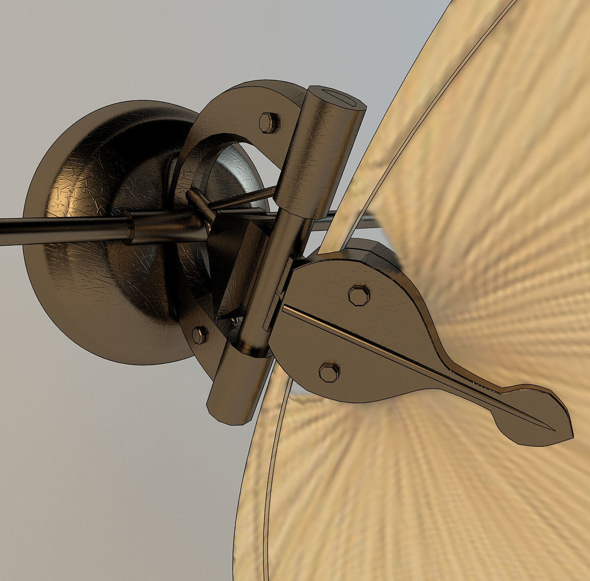 Fan the punkah 3D model_2
