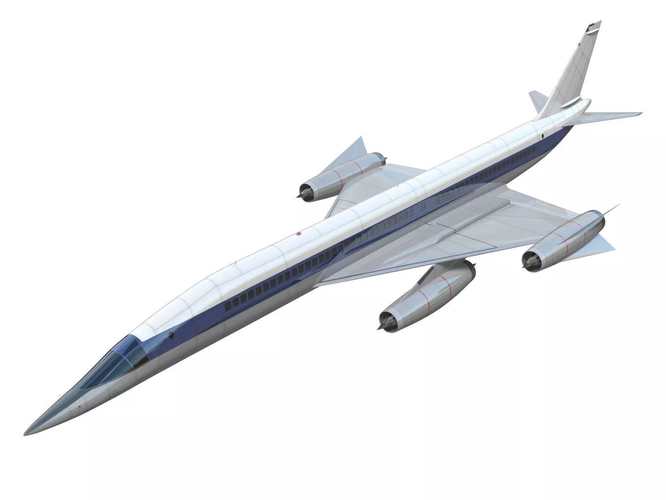 convair model58-9 3D model
