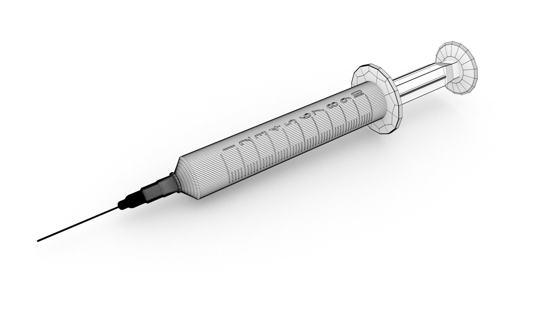 SYRINGE injection 3D model_1