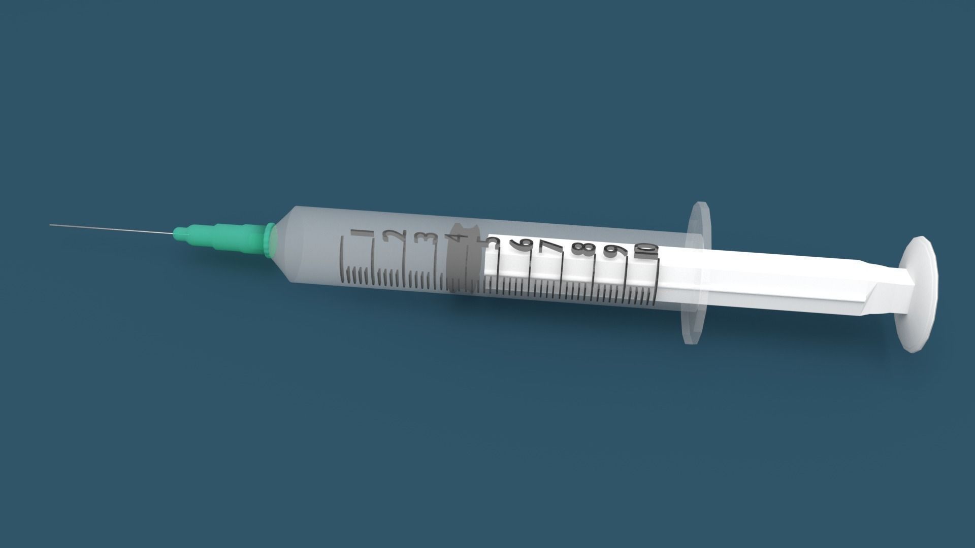 SYRINGE injection 3D model_2