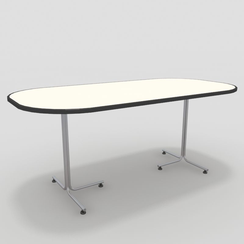 Table with Chairs 3D model_5