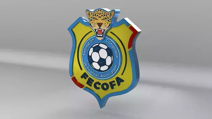 DR Congo National Soccer Team Logo