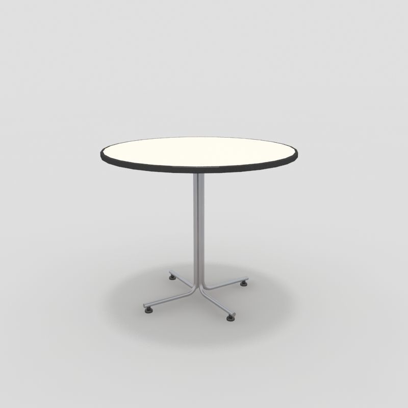 Table with Chairs 3D model_4