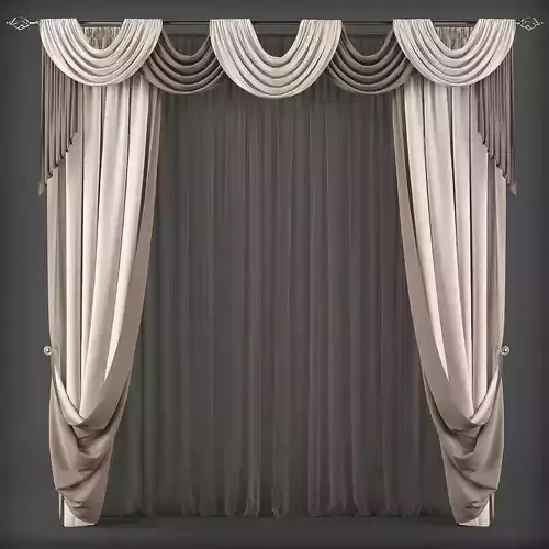 Curtain 3D model 246