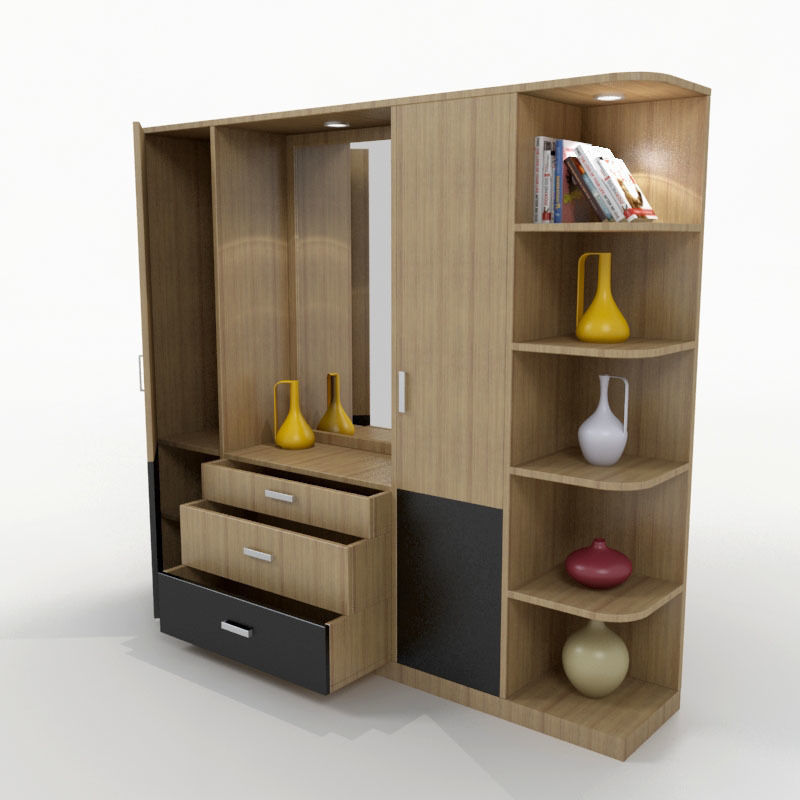 Cup Board 4 3D model_2