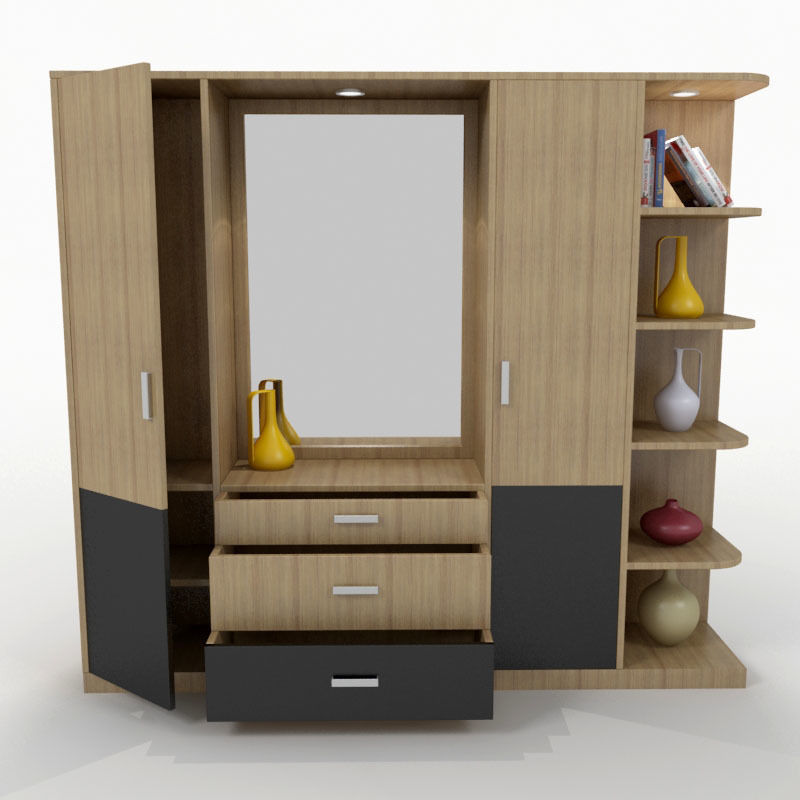 Cup Board 4 3D model_1