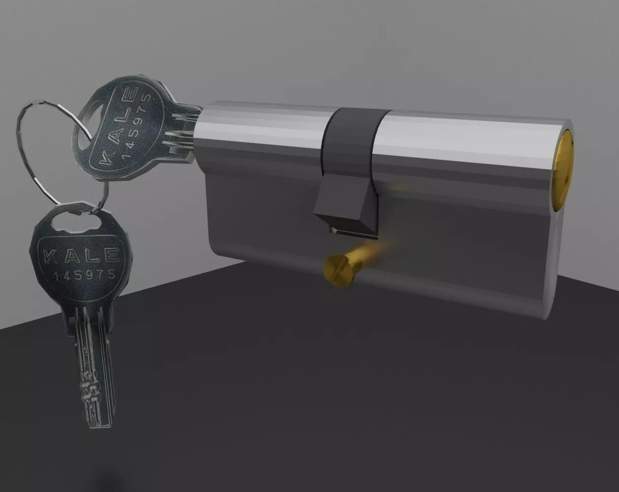 lock key kilit anahtar secret safe Free low-poly 3D model