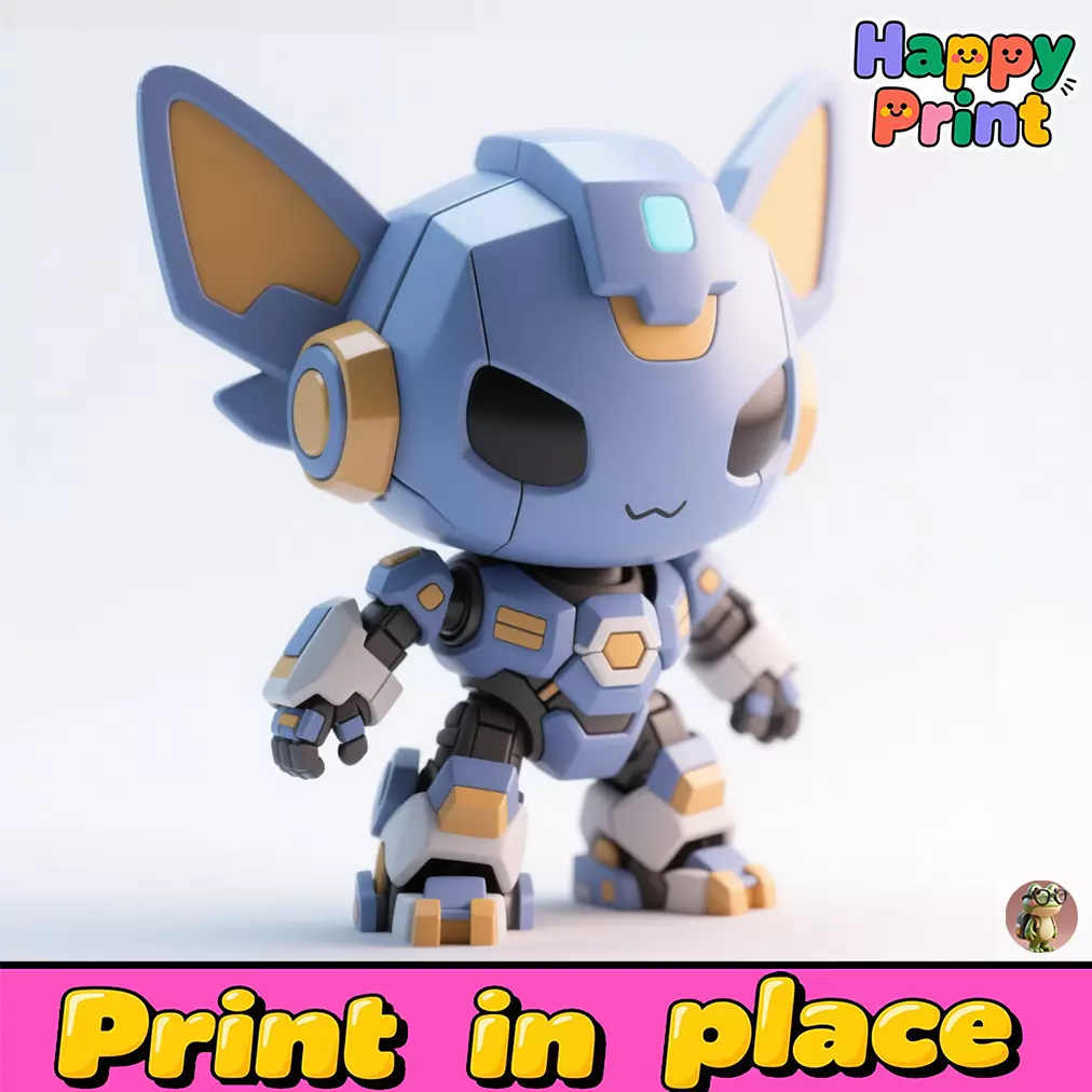 Mecha boy 3D print model