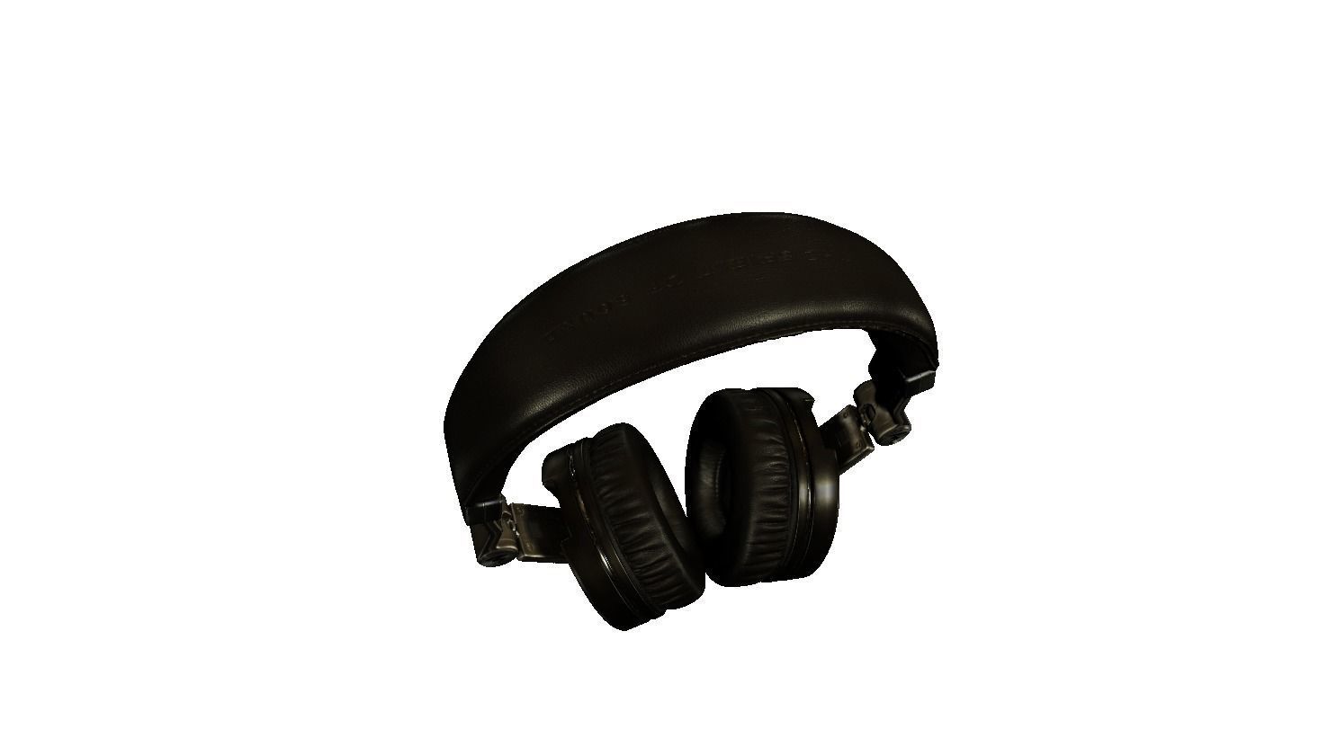 Headphones VR  AR  low-poly 3D model 3D print model_1