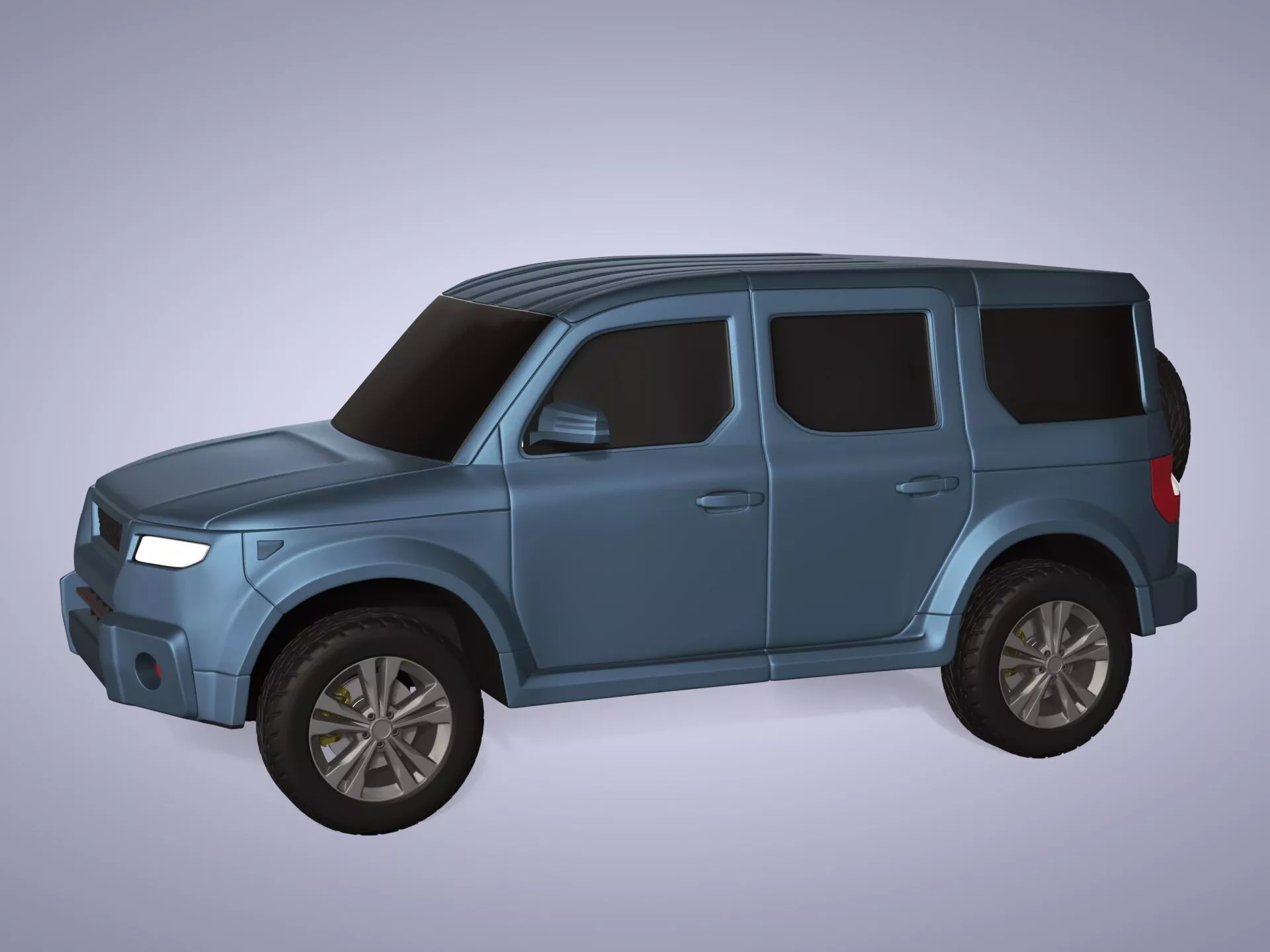 Generic Boxy SUV CAR 3D model