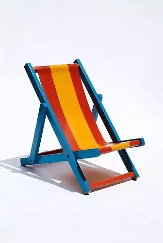 Vintage Beach Chair 3D Model