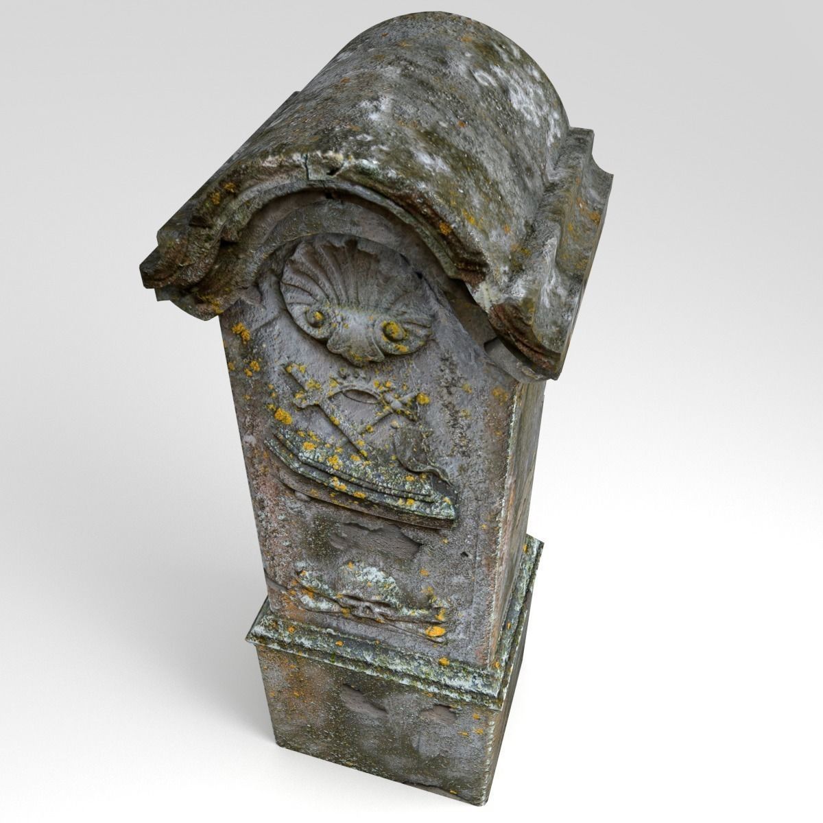 Tombstone Low-poly 3D model