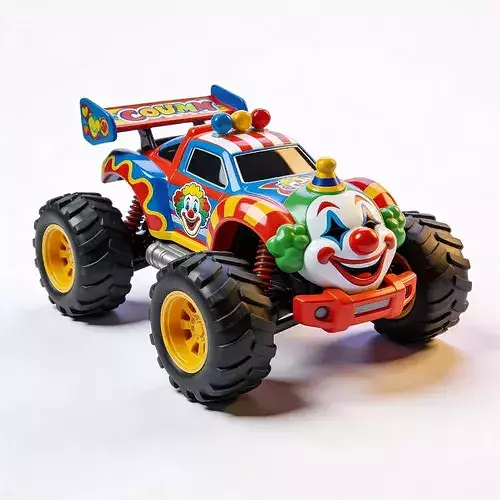 Carnival Chaos Monster Truck 3D Model