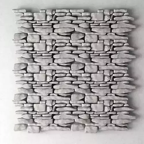 Stone chip rock panel