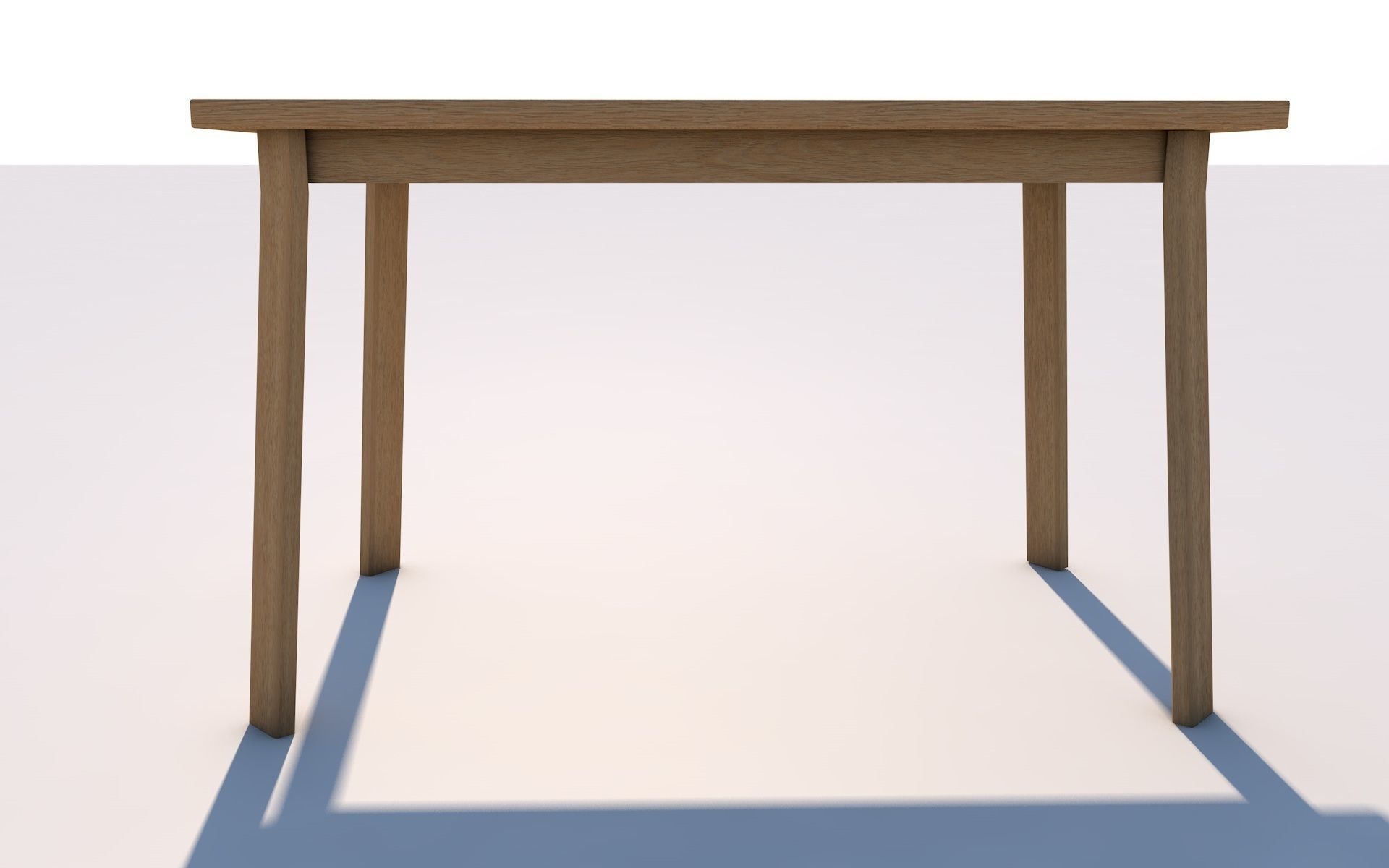 Low Poly UV Mapped  Desk Table Free low-poly 3D model_1